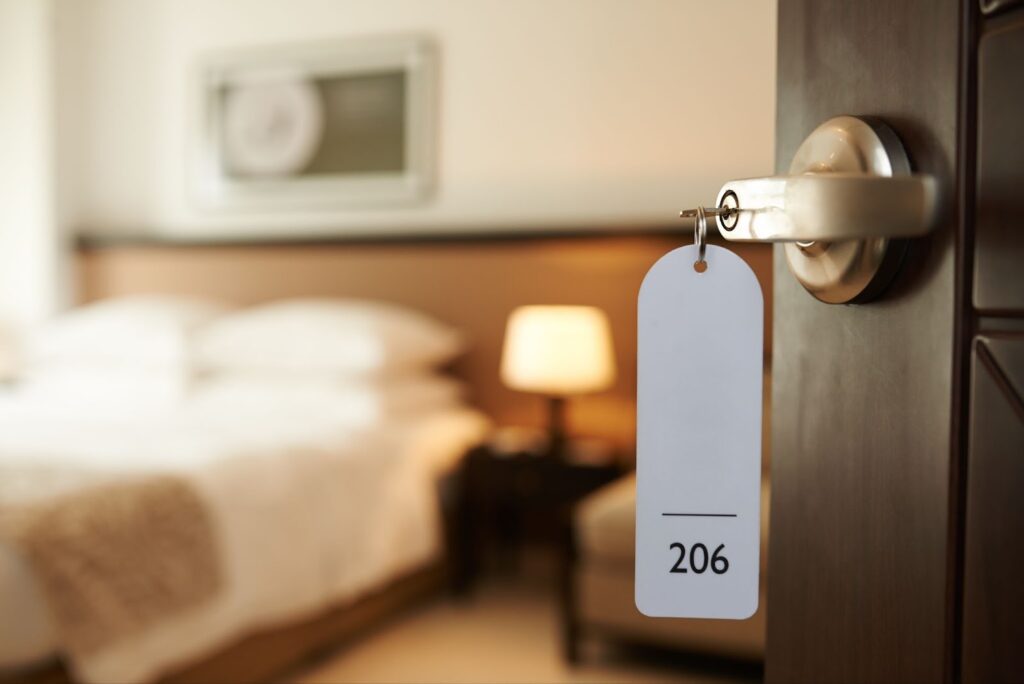 hotel door key