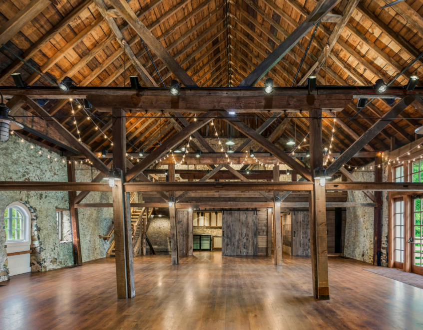 event building wood barn