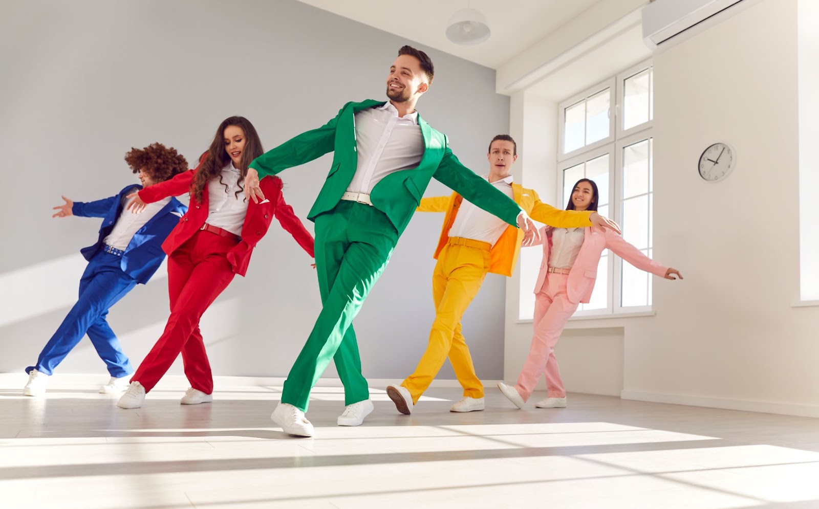 color suit dance